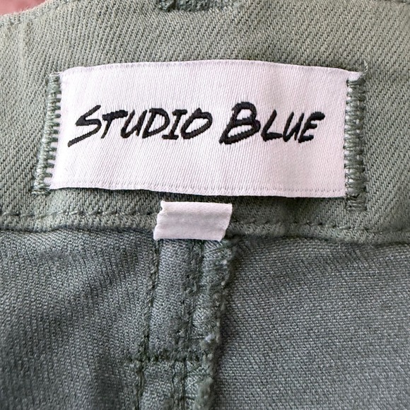 Studio Blue Utility Pants Women 32 Juniper Green NWT - Picture 6 of 9